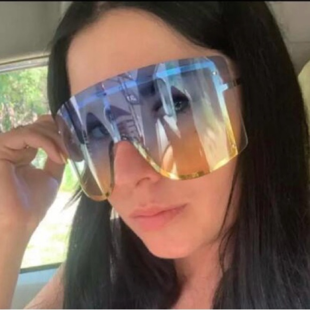Oversized Shield Sunglasses